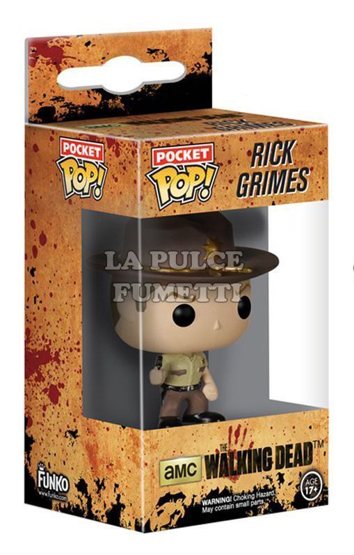 WALKING DEAD: RICK GRIMES - POP FUNKO POCKET KEYCHAN 4 CM